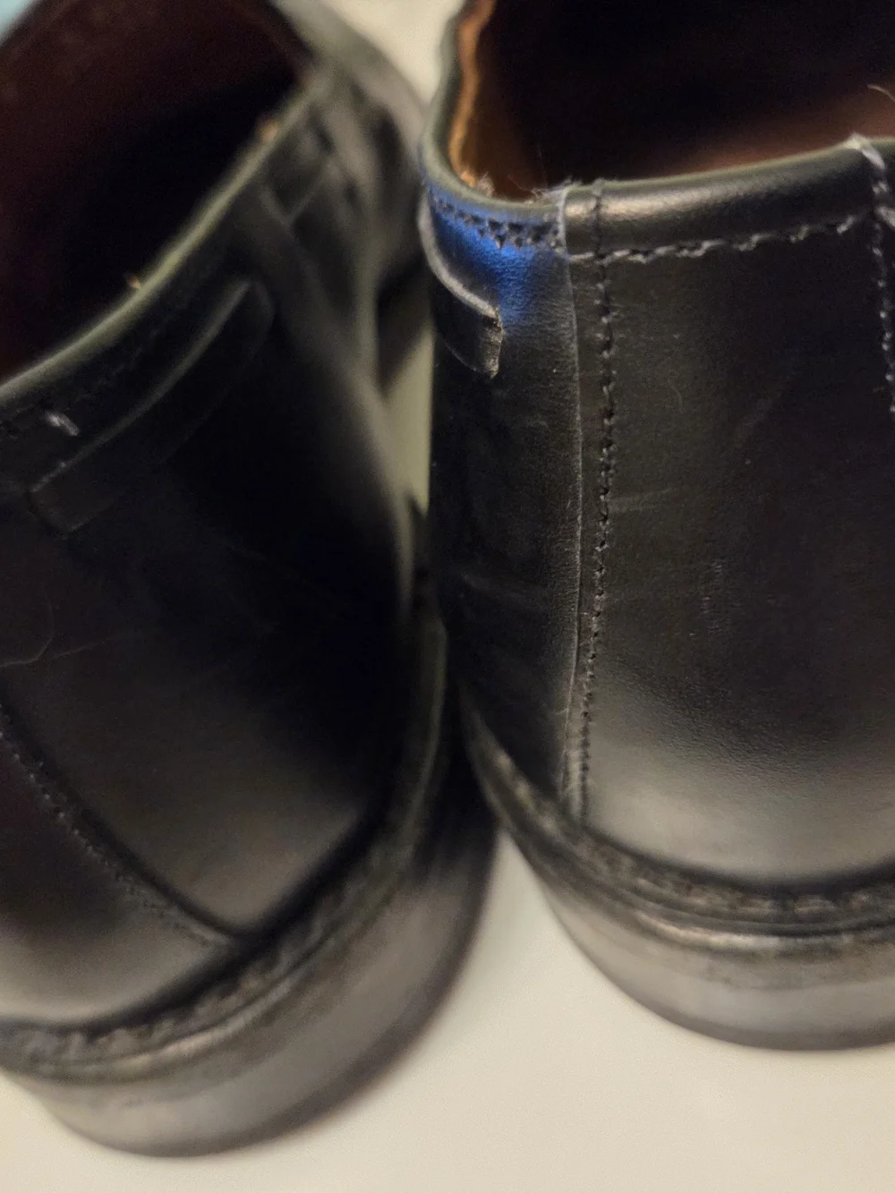 Allen Edmonds  Grayson Shoes Mens Size 9 D Black Tassel Loafers USA Bench & Welt